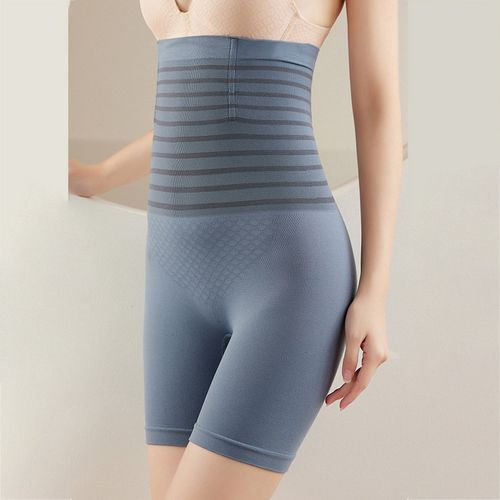 Fashion (C-Blue)High Waist Thermal Panties For Women Flat Belly