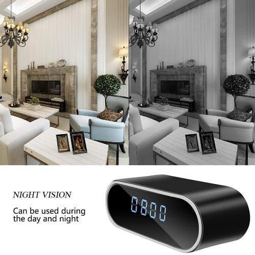Daretang hd 1080p wifi cheap hidden camera alarm clock