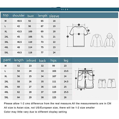 product_image_name-Fashion-Short Sleeve T-shirt And Shorts Set - Black-2