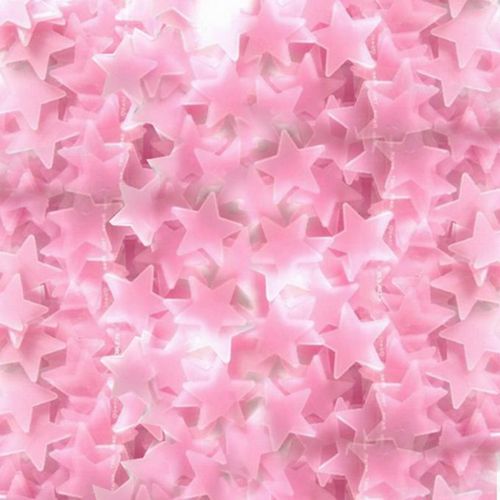 Generic 100pcs 3D Stars Glow In The Dark Wall Stickers Luminous