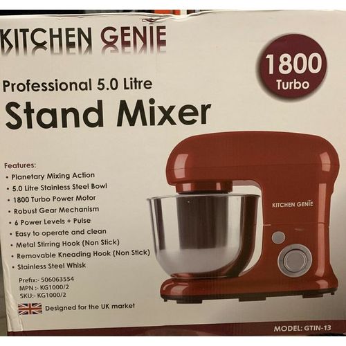 product_image_name-Kitchen Genie-5Litres Professional Stand Mixer - 1800 Turbo-1