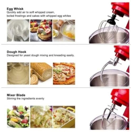 product_image_name-Kitchen Genie-5Litres Professional Stand Mixer - 1800 Turbo-5