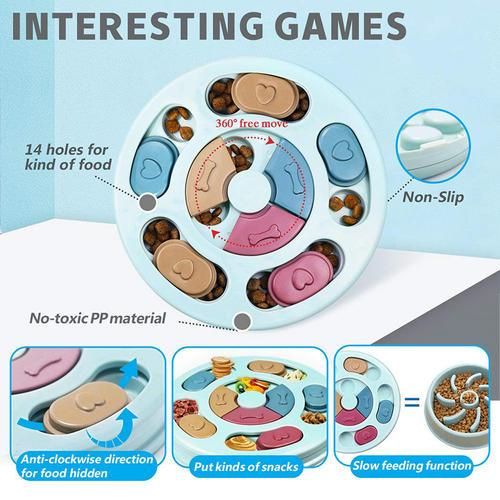 Interactive Dog Puzzle Toys, Slow Feeder, Increase Dogs Food, IQ