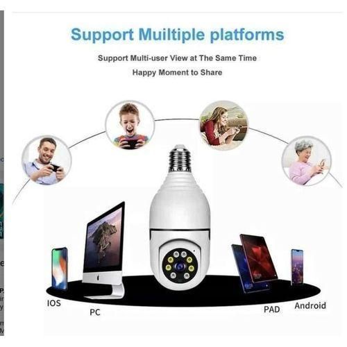 Generic Panoramic Camera Wireless Light Bulb Ip Camera Wifi (360 Degree Camera) - image 4