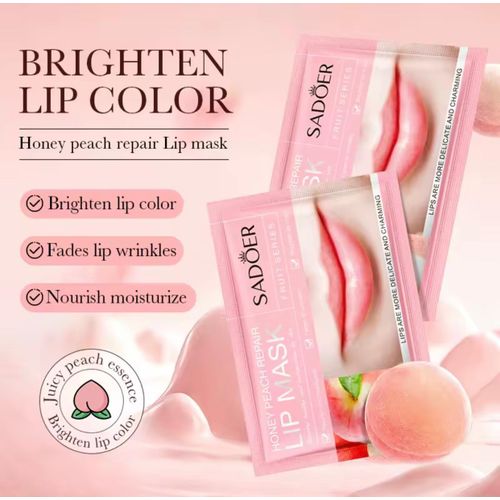 product_image_name-SADOER-1-10pcs Fruits Lip Mask Moisturizing Nourishing Collagen Lip Patches Plump Lips Beauty Skincare Lips Pads Lipmask Skin Care-2