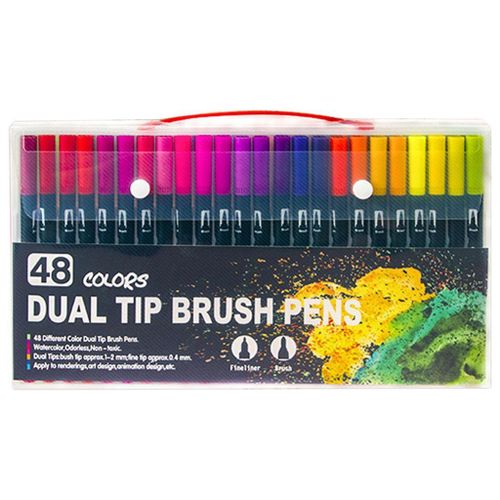 Real Brush Pens® - Set of 48  Brush pen, Art painting, Watercolor art