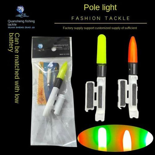 Fishing Rod Tip Light Removable Float Fishing Pole Lights for Night Fishing