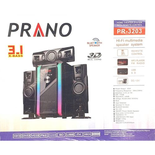 PRANO PR 3203 SUPER BASS HOME THEATER - image 2