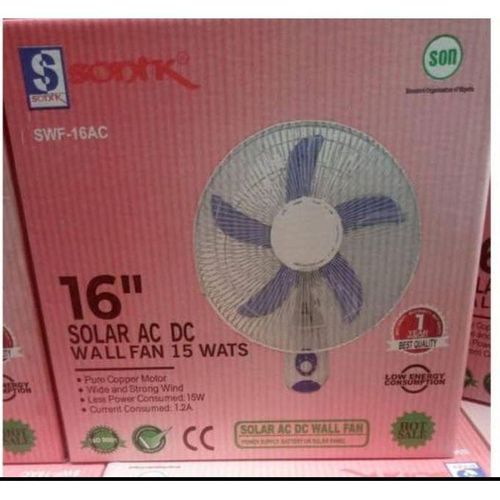 Sonik AC/DC Wall Fan Super new
