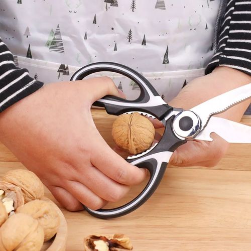 1pc Multifunctional Stainless Steel Kitchen Scissors Household