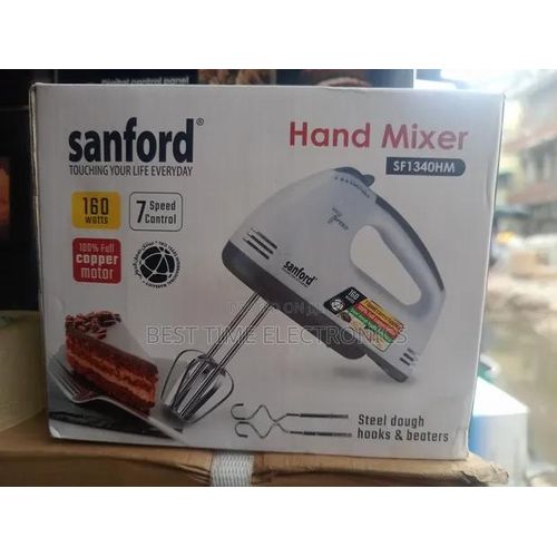 Sanford 160W Hand Mixer – 7-Speed Control - image 4