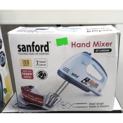 Sanford 160W Hand Mixer – 7-Speed Control - image 5