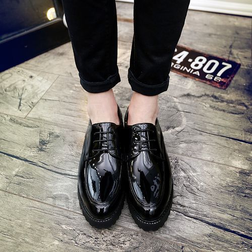 Amen Shoes Men's Black Patent Formal Shoe Size: 8