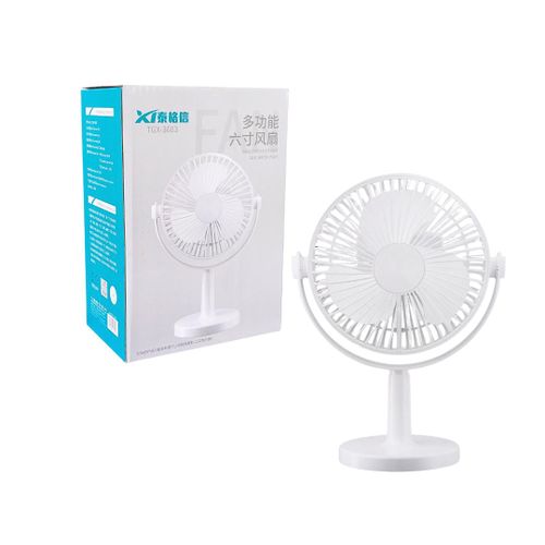 product_image_name-Taigexin-6 Inches Rechargeable Table Fan TGX-3603-1