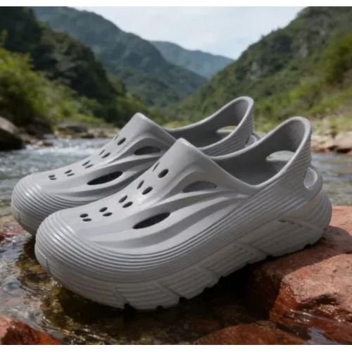 Fashion Sizes 41/42 (Shared size) gray Mens Sandals Rubber Slippers
