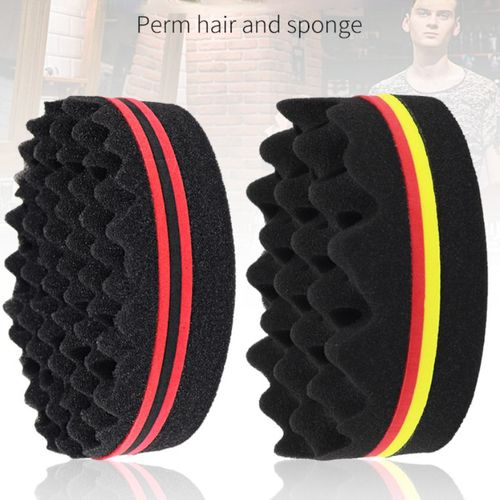 Oval Double Side Magic Twist Hair Sponge Brush For Natural Afro Coil Wave  Dreadlock Afro Curl Coil Wave Hair Sponge Brush Black Friday | SHEIN