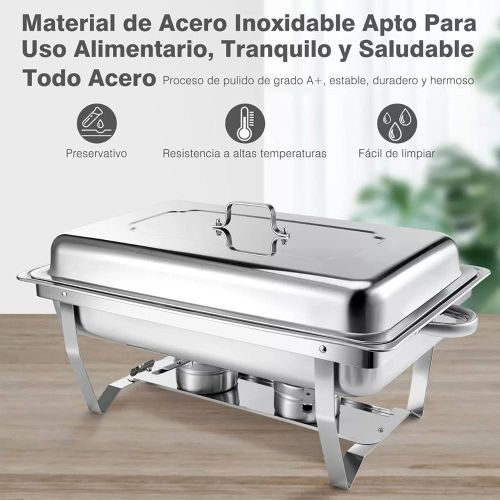 Generic 9.8L HOFFNER HIGH QUALITY STAINLESS STEEL CHAFFING DISH - image 3