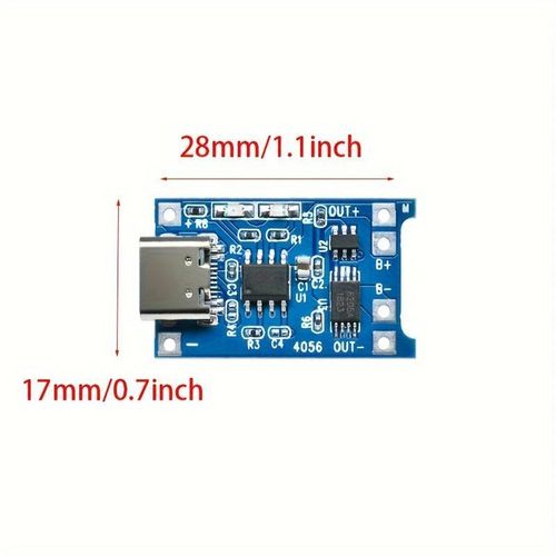 Generic 10pcs TP4056 5V 1A 18650 Lithium Battery Charging Module TYPE-C - image 4