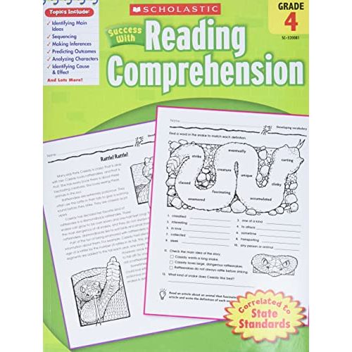 product_image_name-Jumia Books-SCHOLASTIC SUCCESS WITH READING COMPREHENSION GRADE 4-1