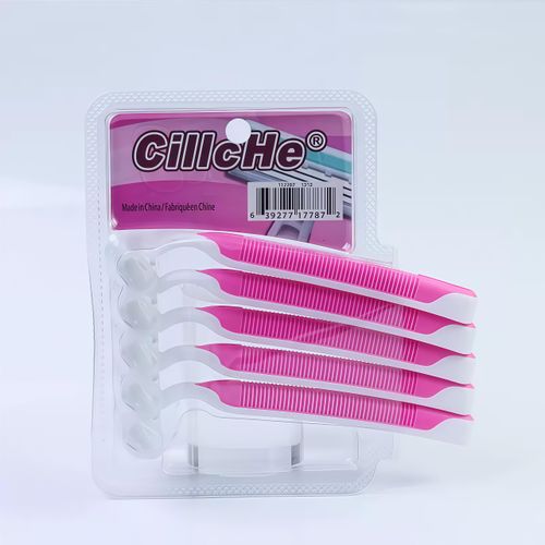 product_image_name-Generic-5-Pack Women’s Facial & Body Razors – Pink Handle – Safe & Precise Shaving-1