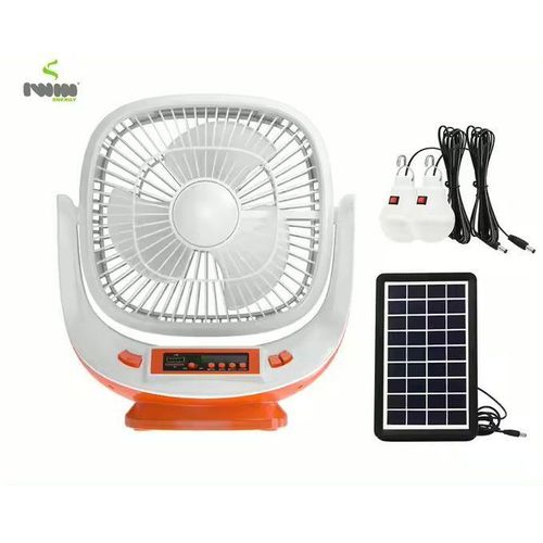 product_image_name-EASY POWER-Rechargeable Solar Fan with Speaker EP-008 – 8 Inch-2