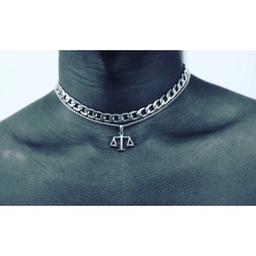 Fashion Cuban Link Chain With Scale Pendant