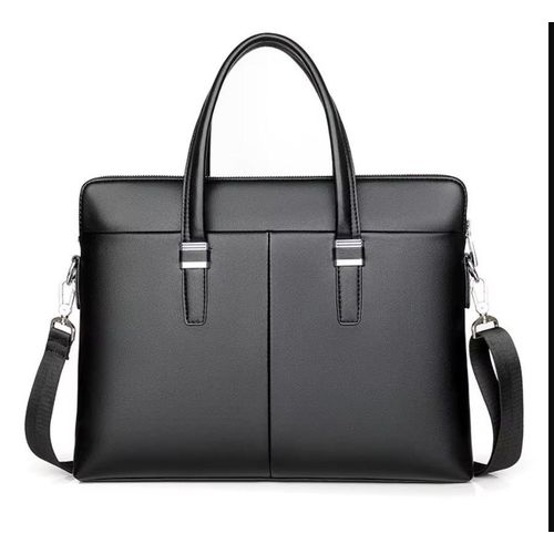 product_image_name-Fashion-Brown Leather office Laptop Bag-1