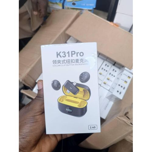 Generic K31Pro Collar Clip Button Microphone 2.4G