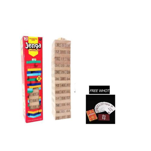 Generic Wood Game wooden Blocks Game+ Free gift