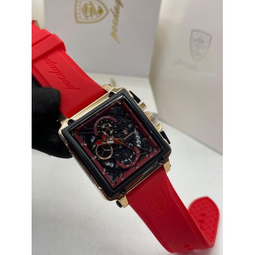 POEDAGAR Chronograph rubber watch - image 3