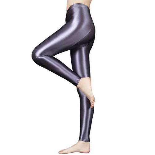 Fashion Metelam Women39;s High Glossy Wet-Look Metallic Leggings Pants Hot  Pants