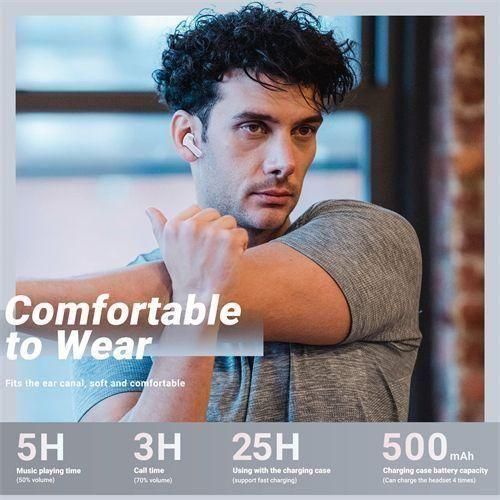 Generic Wireless Bluetooth Noise Cancelling Earbuds HiFi Stereo Headphones - image 5