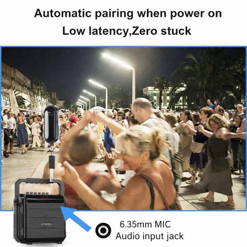 Professional 2.4g Wireless Microphone Headset Noise Reduction Condenser Microphone Head and Ear Hook for Speech & Instructions - image 6
