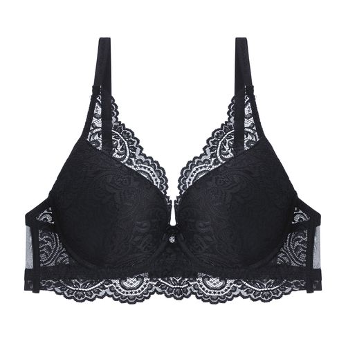 Binnys B Cup Size Full Lace Design Soft Bralette Bra For Women