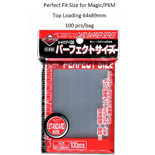 KMC - Sleeve Perfect Size Clear (100pcs)