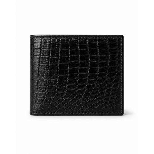Fashion Black Croc Skin Leather Wallet - image 5