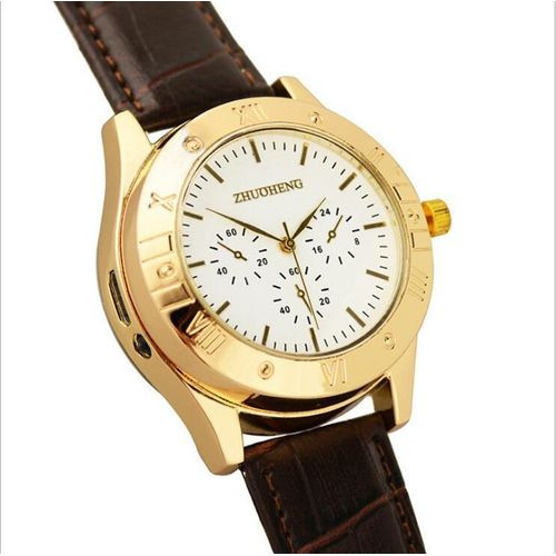 ZHUOHENG Green Eletronic Cigarette Smoking  Lighter Wristwatch