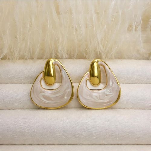 Fashion Fashionable Irregular Earrings-Gold