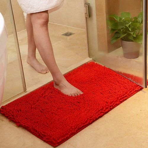 Dropship Luxury Chenille Bathroom Rug Mat; Extra Soft Thick