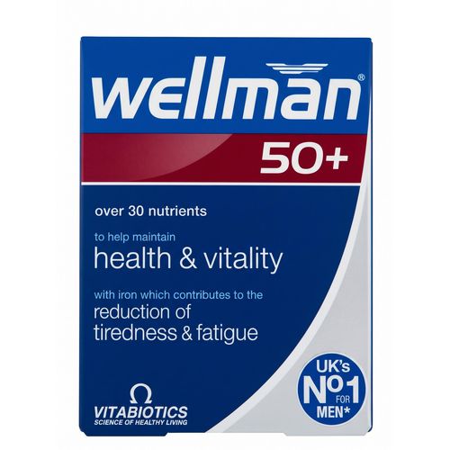 Vitabiotics Wellman 50+ Active Lifestyles Multivitamin - 30 Tablets