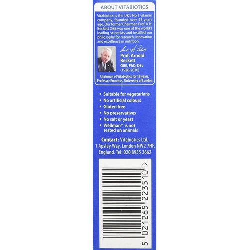 Vitabiotics Wellman 50+ Active Lifestyles Multivitamin - 30 Tablets - image 5