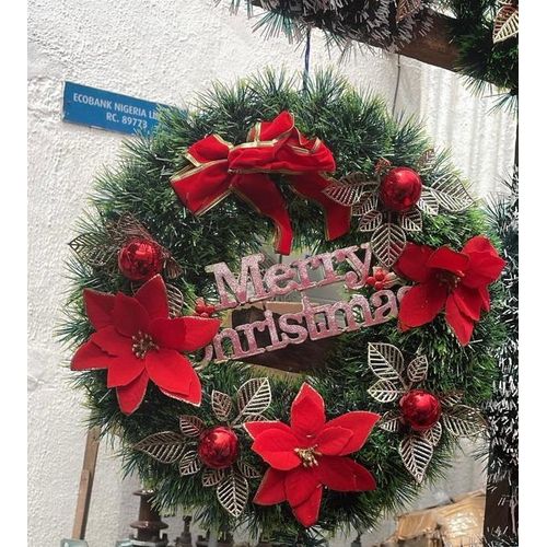 product_image_name-Generic-Christmas Wreath Ornament 38cm-1