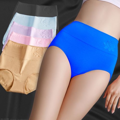 Cotton Women's Panties Plus Size Briefs Elastic Soft Large Size L-6XL Ladies  Underwear Breathable Sexy High Waist Underpants