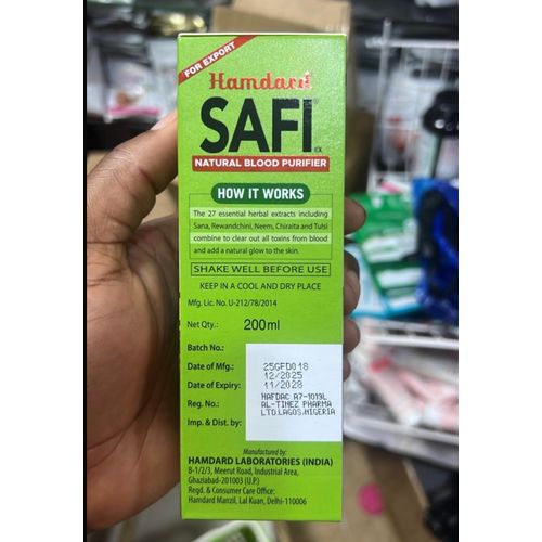 Safi Natural Blood Purifier syrup (200 ml nafdac:  A7-1019L - image 2