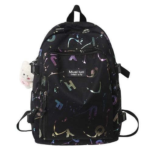 Female Cute Pink College Backpack Cool Women School Bag Girl Travel Book Laptop  Backpack Fashion Ladies Trendy Color Student Bag