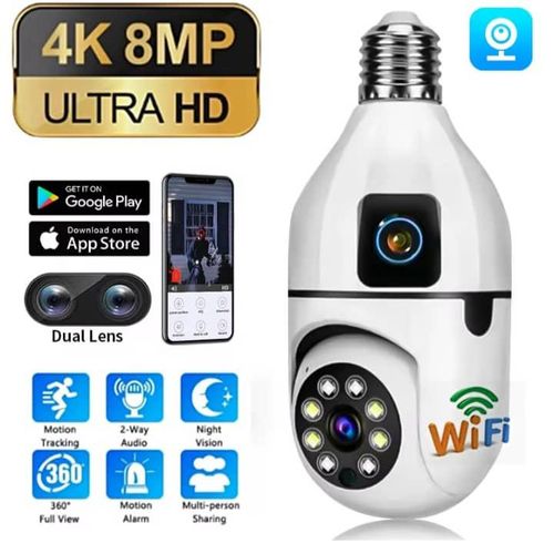 product_image_name-Generic-WiFi Two Lens Lamp Holder Camera-2