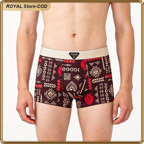 product_image_name-ASHION-EU Sizes Men's Cotton Boxer Briefs 3-Pack - Breathable, Comfortable, Durable, Perfect Fit-4