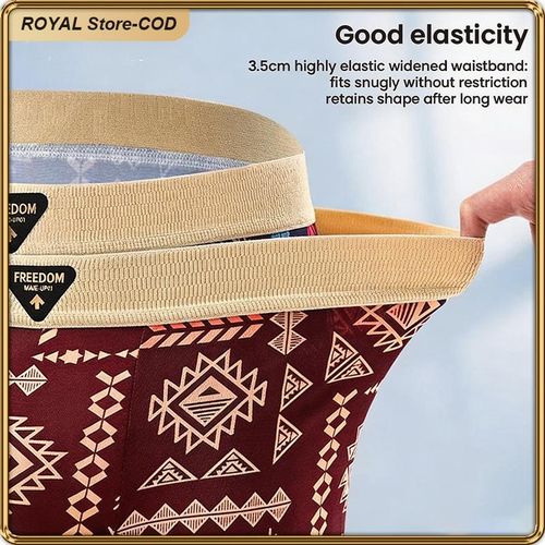 product_image_name-ASHION-EU Sizes Men's Cotton Boxer Briefs 3-Pack - Breathable, Comfortable, Durable, Perfect Fit-7