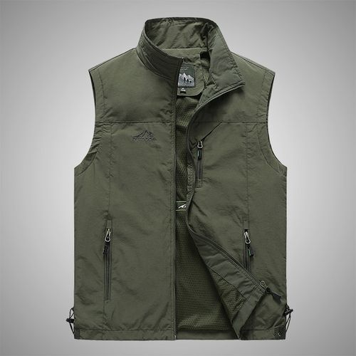 Outdoor Fishing Vest Multi Pockets Mesh XL 