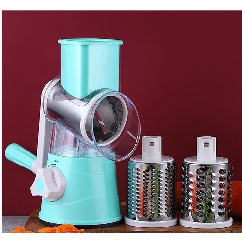 Multifunctional Drum Vegetable Cutter Kitchen Household Circular Vegetable  Cutter Rotary Grater Hand Slicer Kitchen Tool